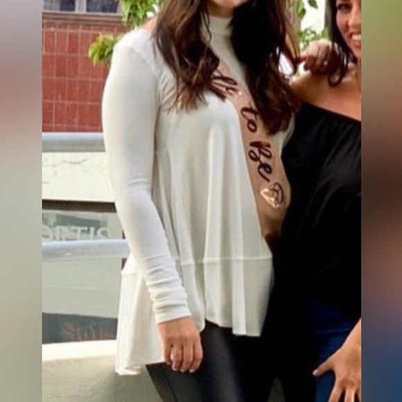 Free People Downtown Girl Tunic Top - Picture 5 of 6